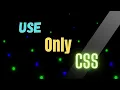 Background Bubble Animation Effect Using CSS CSS Bubble Effect CSS Animation Effect