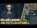 Assassin s Creed Odyssey - All DELIAN LEAGUE CULTIST Location Walkthrough