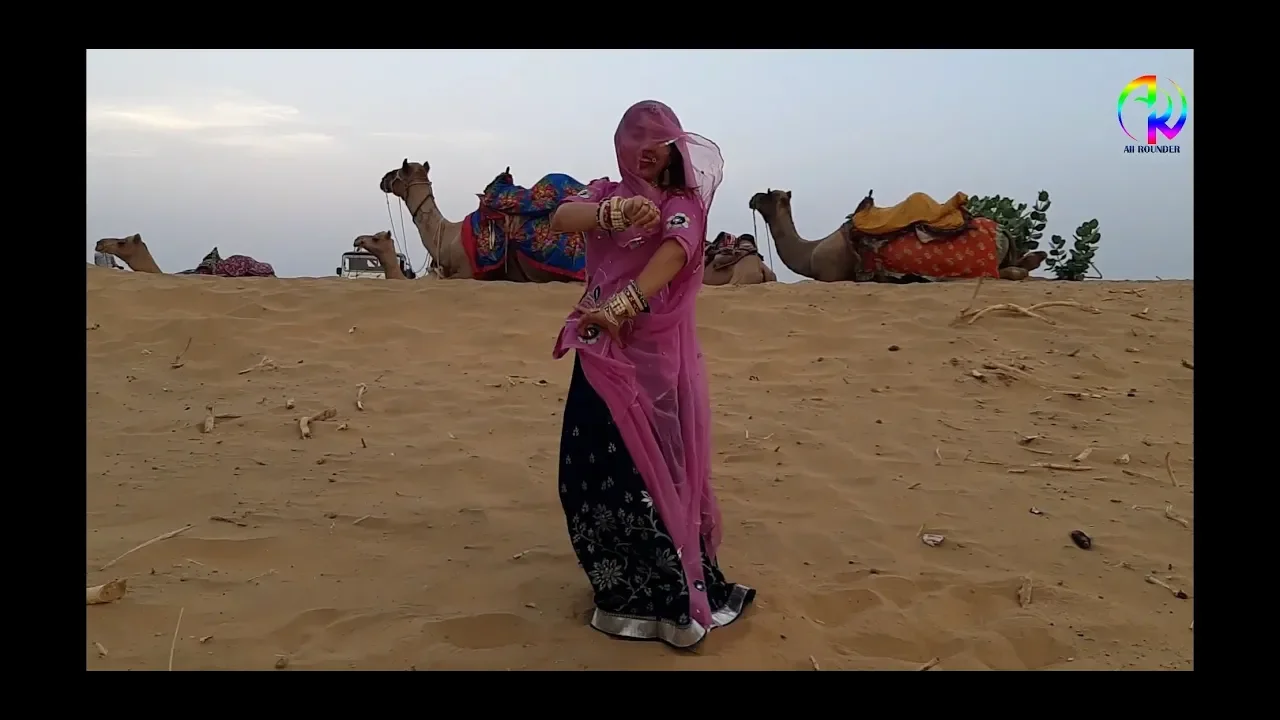 Chhori Marwadi Rajasthani Dance In Sam Jaisalmer | छोरी मारवाड़ी राजस्थानी नृत्य