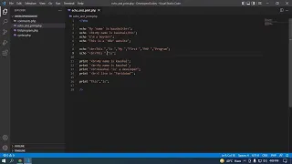 echo and print statements in PHP - 6 Learn PHP echo and print statements with example