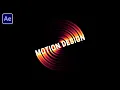 After Effects Tutorial Echo Text Animation Typography Tutorial Free Project File