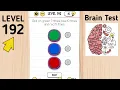 Brain Test Level 192 Click On Green 3 Times Blue 10 Times And Red 5 Times