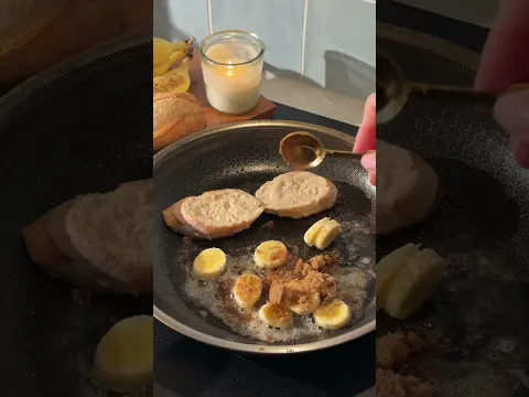 Vegan banana bread French toast
