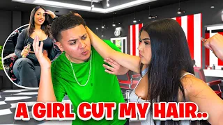 Telling Danysha That A Girl Barber Cut My Hair
