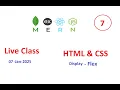 CSS Flexbox Tutorial Display Flex Justify-Content Align-Items Explained in Bangla Live Class