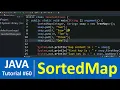Java Tutorial - Java Sorted Map Interface with Examples Map Data Structure