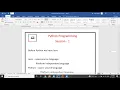 Introduction to Python Programming Part2 What is Python Programming Basic of Programming