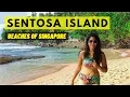 Singapore Beach Guide | Beach Hopping at Sentosa | Solo Indian Girl in Singapore- DAILY VLOG-7