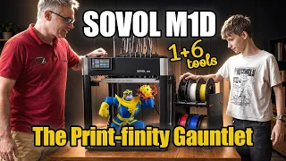 Sovol M1D IDEX Toolchanger Unboxing First Look The most versatile 1 6 Color 3D Printer