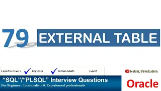 Oracle PL SQL interview question External Table in Oracle database Oracle DB