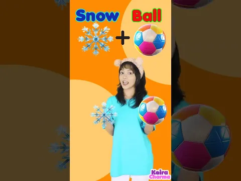 English Compound Words 8 ♥ Keira Charma  #learning #english #kids #beginner #easy #education