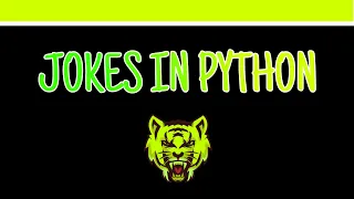 Jokes in Python Beginner Python Project
