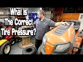What PSI Should You Air Up Your Lawn Mower Tires To Proper Tire Pressure For Small Engine Equipment