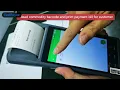 Handheld Android pos terminal for printing cash receipts in small retail stores ER-P03A
