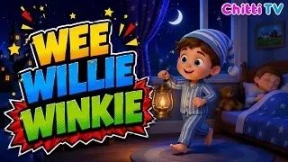 Wee Willie Winkie | 3D English Nursery Rhyme for Children | nursery rhymes | @ChittiTv 
