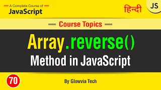 Reverse Method in JavaScript Reverse Array Method Tutorial in