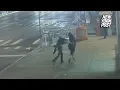 shows Jonathan Majors being chased by Grace Jabbari after alleged violent encounter