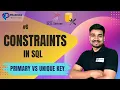 6 Constraints in SQL Server Primary Key Foreign Key Unique Check Not Null