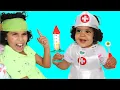 Download Lagu Doctor Baby Amira Pretend Play Checkup Sami| Funny Kids Video
