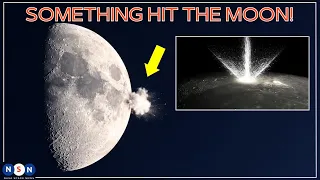 مرة أخرى  شيء ضخم ضرب القمر   ولم يره أحد دندنها