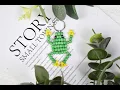 How to Make Frog Shaped Keychain with seed beads
