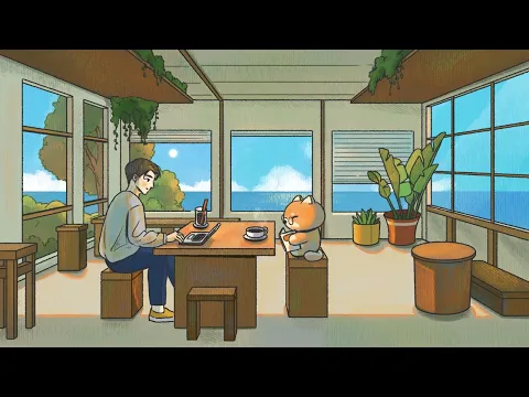 【Coffee Shop By The Ocean】Aesthetic Lofi Hip Hop Beats