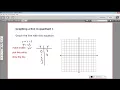 Graphing a line in quadrant 1