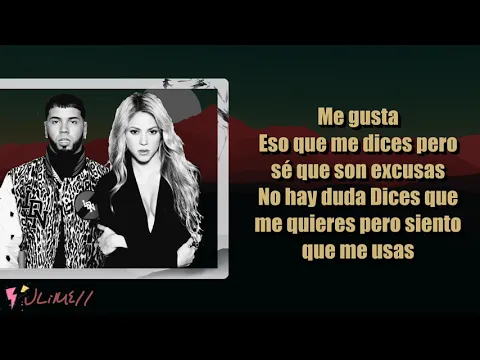 Download MP3 Me Gusta - Shakira, Anuel AA (Letra) 4k