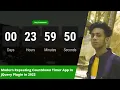 Modern Repeating Countdown Timer App In jQuery Plugin in 2022 jishaansinghal