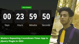 Modern Repeating Countdown Timer App In jQuery Plugin in 2022 jishaansinghal