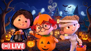 🔴 LIVE Not-So-Spooky Halloween Songs for Kids 🎃 Nursery Rhymes for Toddlers | HeyKids English