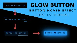 Glow Button Animation Effect On Hover CSS Snake Border
