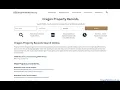 Oregon Property Records Search Online By Name and Address
