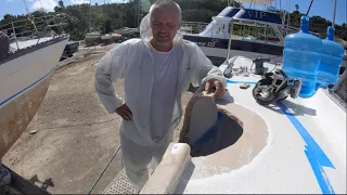 Boatyard BLUES (S2 E59 Barefoot Sail and Dive)