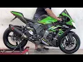 Lagu Kawasaki Ninja Zx10r 2018 Exhaust sound Akrapovic sbk carbon slip on
