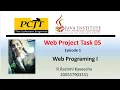Java Institute Web Programing eShop Project Task 5 episode 1