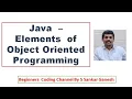 Java Elements of OOP Class Objects Encapsulation Abstraction inheritance CS8392-OOP 2