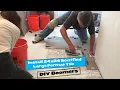 Install 24x24 Large Format Bathroom Floor Tile DIY Boomers