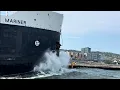 American Mariner Takes Strong Summer Waves