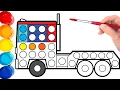 Optimus Prime Truck Pop It Drawing and Coloring Bonbon Toy Art