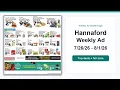 Hannaford Weekly Ad 26 - 26 Best Deals