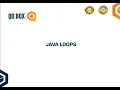 Java Loops QO-BOX