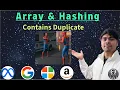 LeetCode 217 Contains Duplicate Python Set vs Sorting Methods AlgoYogi