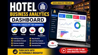 Hotel Booking Data Analysis Interactive Dashboard Using Python Streamlit Project
