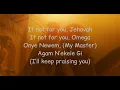 Frank Edwards - If Not For You - Lyrics Video...