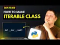 How to Make Your Class Iterable in Python Custom Iterator in Hindi