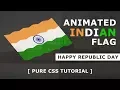 Waving Flag Animation Effects - Pure Html CSS Animated Flag