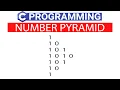 Pyramid of Binary Numbers in C C Program to Print Triangle Pattern Using Numbers Patterns in C