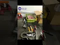Breaking roller chain with a grinder and
