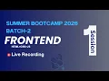 Frontend Session 1